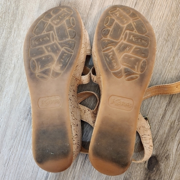 Korks Jenneve Platform Wedge Sandals in Size 9M - Picture 10 of 11